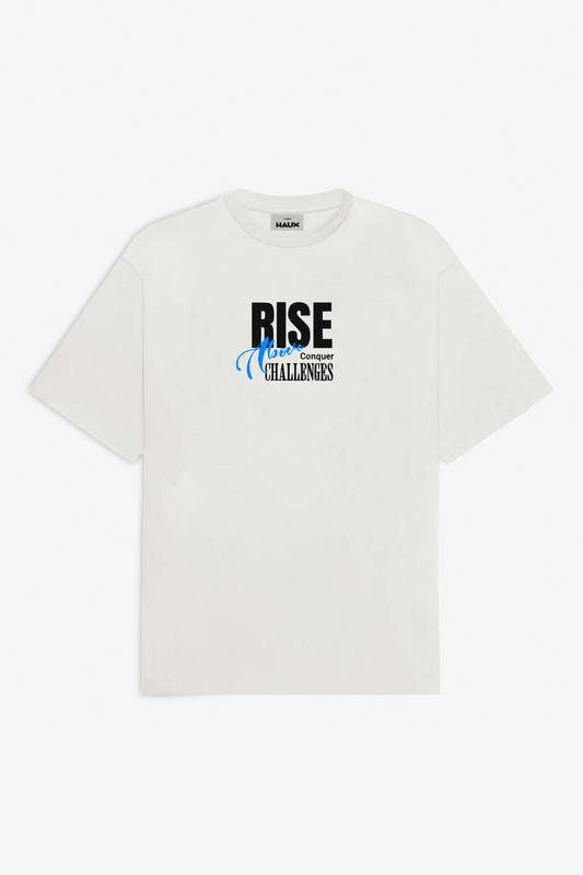 WHITE RISE ABOVE T-SHIRT