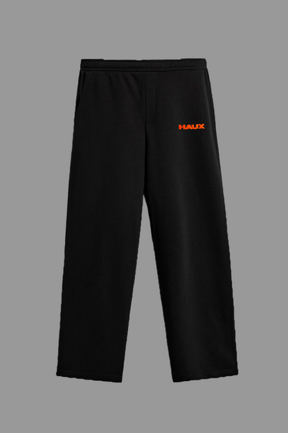 BLACK RED COTTON PANTS