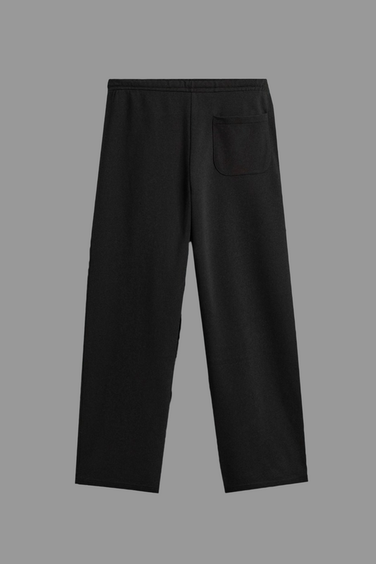 BLACK ORANGE COTTON PANTS